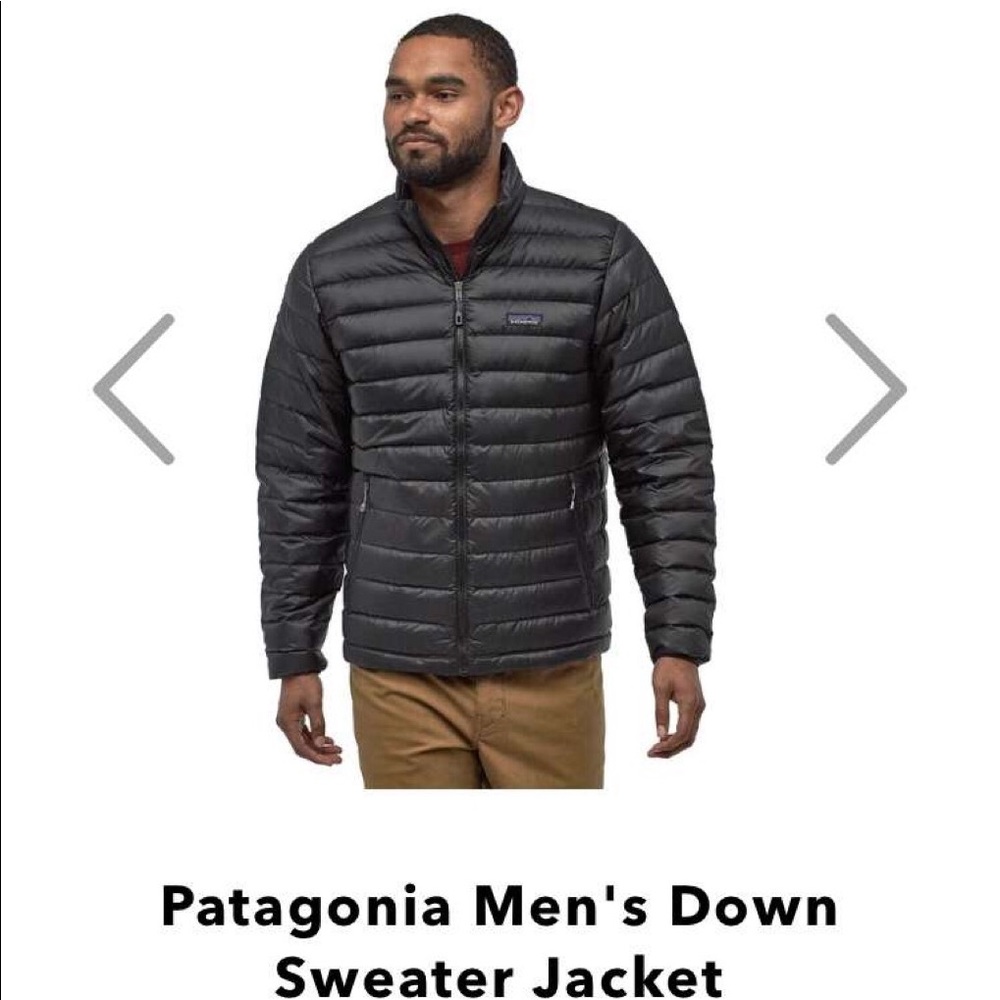 patagonia men’s down sweater jacket